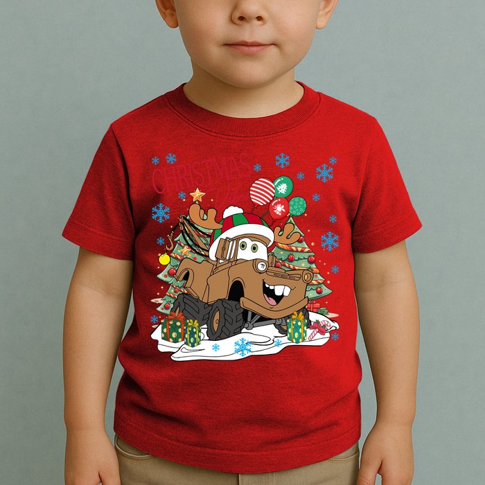 Christmas Wishes Cars Christmas Cars Tow Mater Toddler T-Shirt