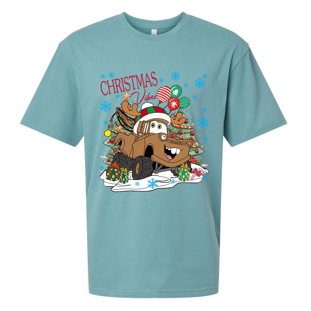 Christmas Wishes Cars Christmas Cars Tow Mater Sueded Cloud Jersey T-Shirt