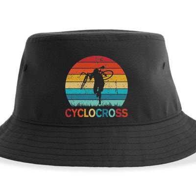 Cyclocross With Cyclocross Bicycle Sustainable Bucket Hat