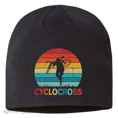 Cyclocross With Cyclocross Bicycle Sustainable Beanie