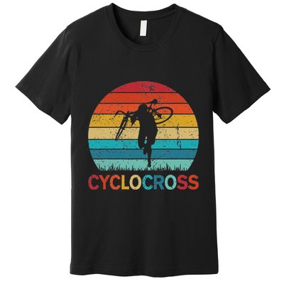 Cyclocross With Cyclocross Bicycle Premium T-Shirt