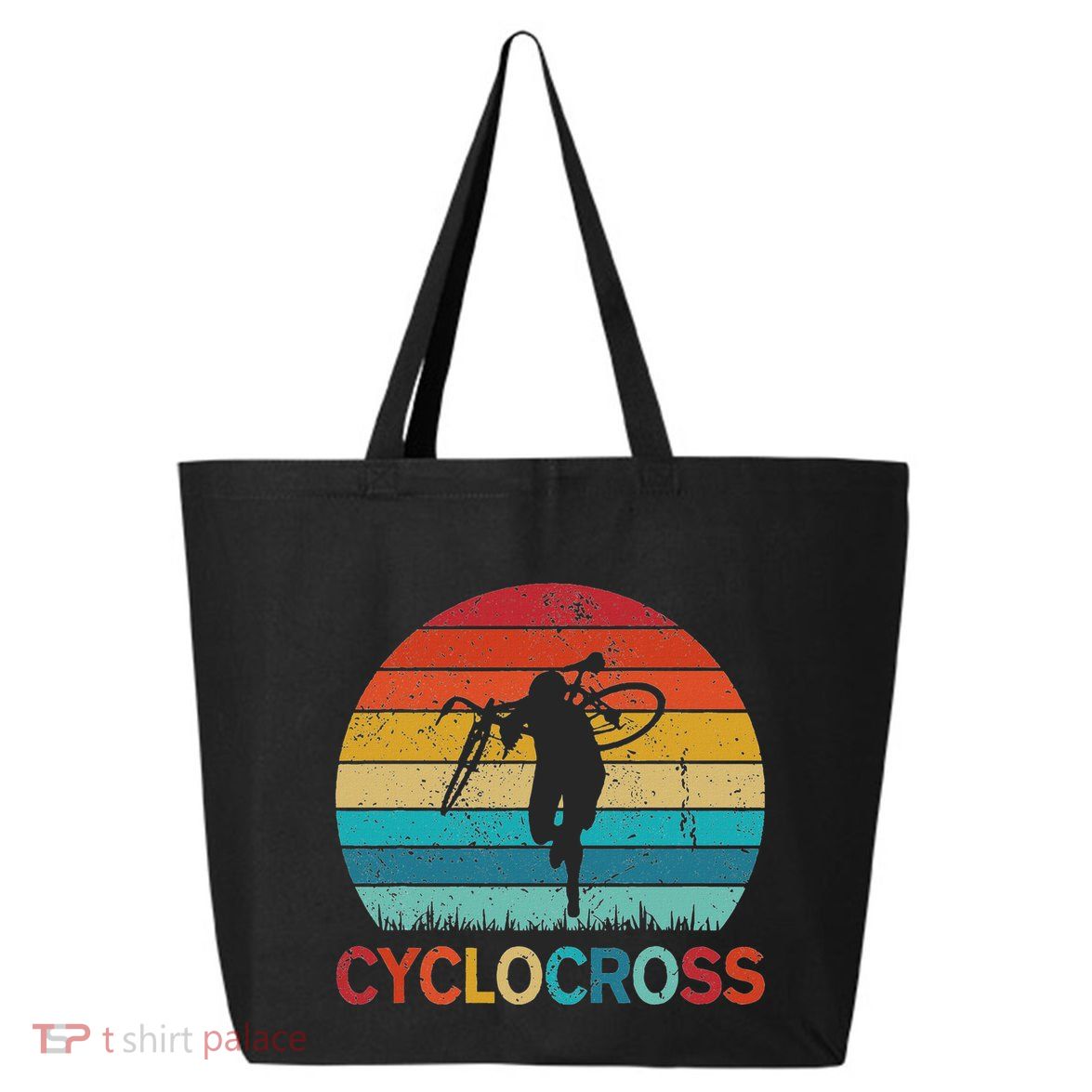 Cyclocross With Cyclocross Bicycle 25L Jumbo Tote