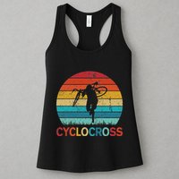 Cyclocross With Cyclocross Bicycle Womens Tank Top