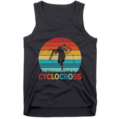 Cyclocross With Cyclocross Bicycle Tank Top