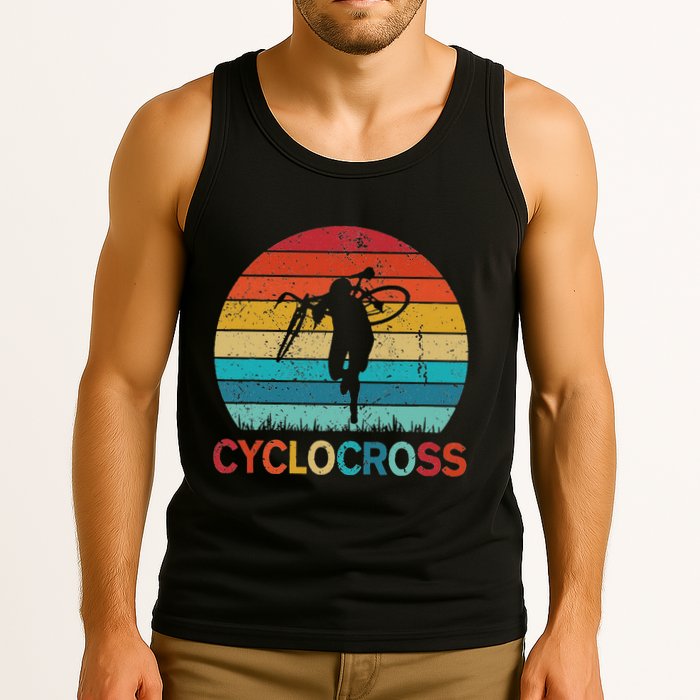 Cyclocross With Cyclocross Bicycle Tank Top
