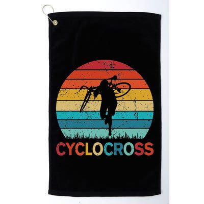 Cyclocross With Cyclocross Bicycle Golf Towel