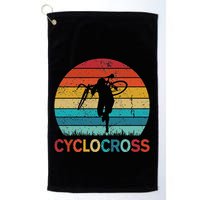 Cyclocross With Cyclocross Bicycle Golf Towel