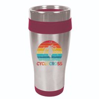 Cyclocross With Cyclocross Bicycle 16oz Travel Tumbler