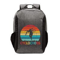 Cyclocross With Cyclocross Bicycle Vector Backpack