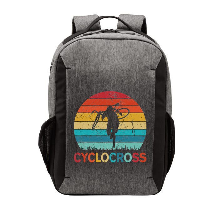 Cyclocross With Cyclocross Bicycle Vector Backpack