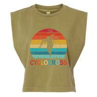 Cyclocross With Cyclocross Bicycle Garment-Dyed Women's Muscle Tee