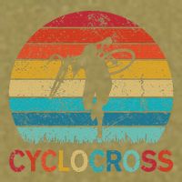 Cyclocross With Cyclocross Bicycle Garment-Dyed Women's Muscle Tee