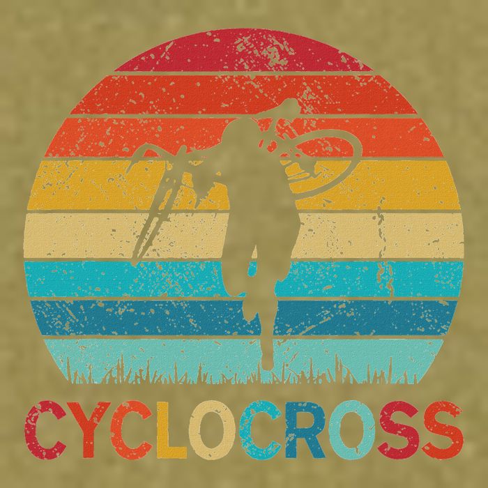 Cyclocross With Cyclocross Bicycle Garment-Dyed Women's Muscle Tee