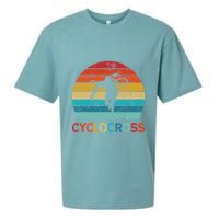Cyclocross With Cyclocross Bicycle Sueded Cloud Jersey T-Shirt
