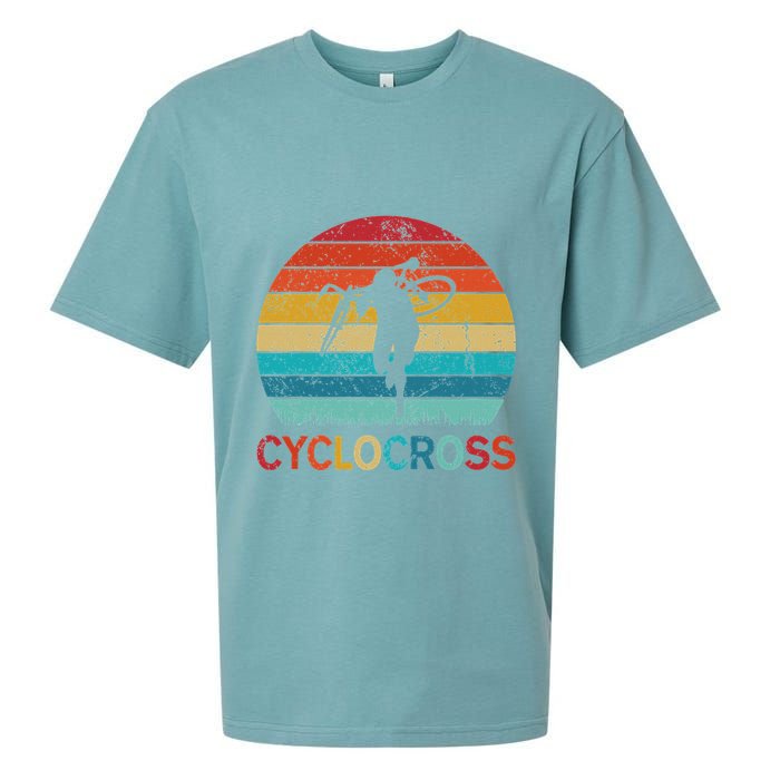 Cyclocross With Cyclocross Bicycle Sueded Cloud Jersey T-Shirt