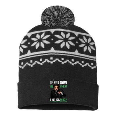 Cornel West USA-Made Snowflake Beanie