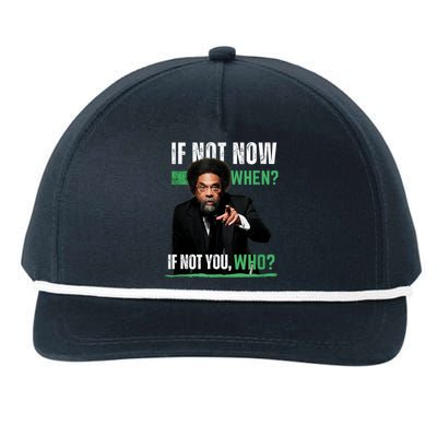 Cornel West Snapback Five-Panel Rope Hat