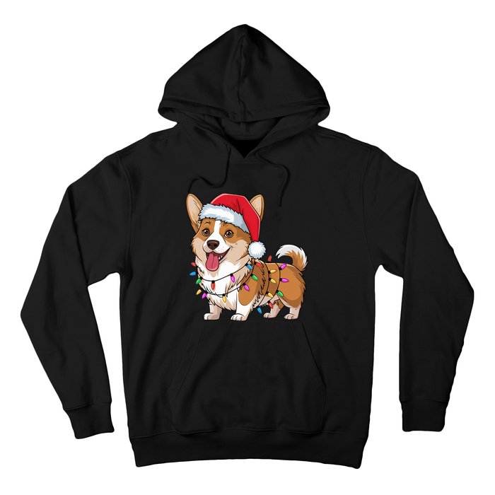 Cardigan Welsh Corgi Christmas Lights Xmas Dogs Gifts Hoodie