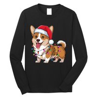 Cardigan Welsh Corgi Christmas Lights Xmas Dogs Gifts Long Sleeve Shirt