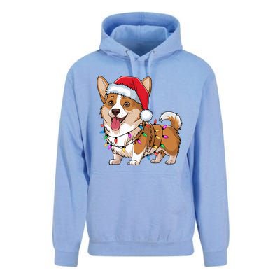 Cardigan Welsh Corgi Christmas Lights Xmas Dogs Gifts Unisex Surf Hoodie