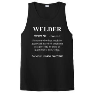 Cool Welder Definition Funny Noun Welding Welders Gift Men PosiCharge Competitor Tank