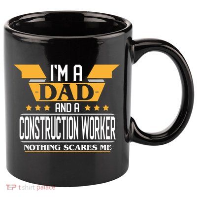 Construction Worker Dad Gift For Fathers Day Gift 11oz C Handle Ceramic Mug
