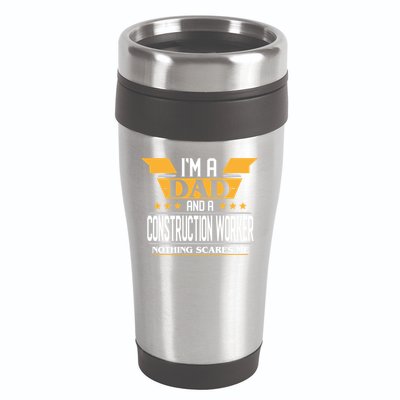 Construction Worker Dad Gift For Fathers Day Gift 16oz Travel Tumbler