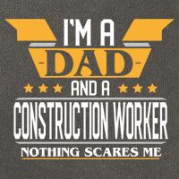 Construction Worker Dad Gift For Fathers Day Gift Cotton Canvas Backpack