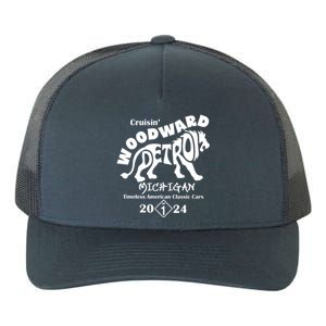 Cruisin Woodward Detroit Michigan Timeless American Classic Cars 2024 M1 Yupoong Adult 5-Panel Trucker Hat