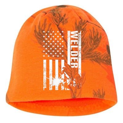 Cool Welder Design For Wo Welder Welding Metalwork Kati - Camo Knit Beanie