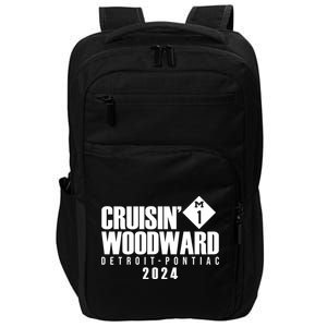 Cruisin Woodward Detroit To Pontiac 2024 M1 Ave Classic Car Cruise Impact Tech Backpack