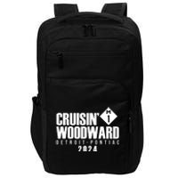 Cruisin Woodward Detroit To Pontiac 2024 M1 Ave Classic Car Cruise Impact Tech Backpack