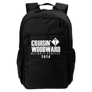 Cruisin Woodward Detroit To Pontiac 2024 M1 Ave Classic Car Cruise Daily Commute Backpack