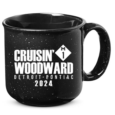 Cruisin Woodward Detroit To Pontiac 2024 M1 Ave Classic Car Cruise 15oz Campfire Ceramic Mug