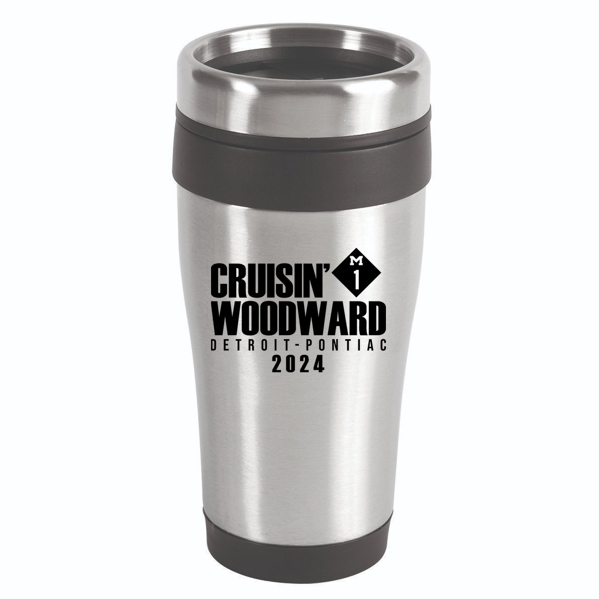 Cruisin Woodward Detroit To Pontiac 2024 M1 Ave Classic Car Cruise 16oz Travel Tumbler