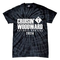 Cruisin Woodward Detroit To Pontiac 2024 M1 Ave Classic Car Cruise Tie-Dye T-Shirt