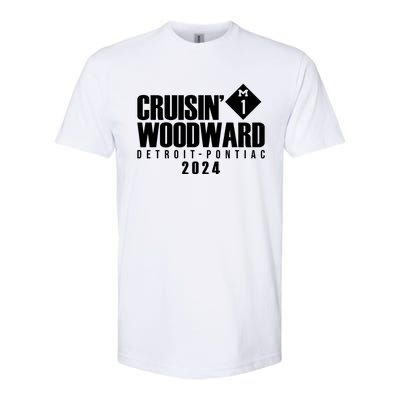 Cruisin Woodward Detroit To Pontiac 2024 M1 Ave Classic Car Cruise Softstyle® CVC T-Shirt