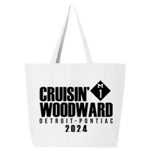 Cruisin Woodward Detroit To Pontiac 2024 M1 Ave Classic Car Cruise 25L Jumbo Tote