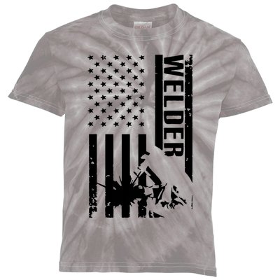 Cool Welder Design For Welder Welding Metalwork Kids Tie-Dye T-Shirt