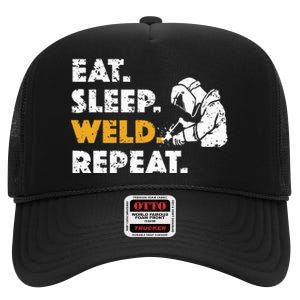 Cool Welding Design For Wo Welder Welding Weld Lover High Crown Mesh Back Trucker Hat