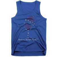 Christmas Wine Dashing Through Merlot Tank Top