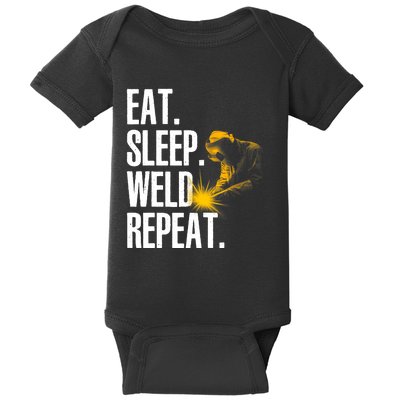 Cool Welding Design For Welder Welding Weld Lover Baby Bodysuit