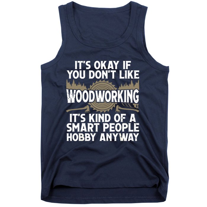 Cool Woodworking Design For Men Women Woodworker Wood Carver Tank Top