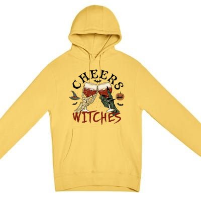 Cheers Witches Drink Witch Halloween Witch Drinking Party Gift Premium Pullover Hoodie