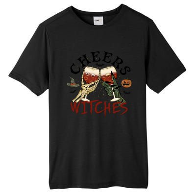 Cheers Witches Drink Witch Halloween Witch Drinking Party Gift Tall Fusion ChromaSoft Performance T-Shirt