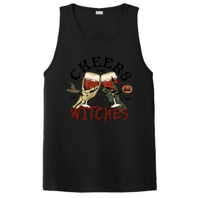 Cheers Witches Drink Witch Halloween Witch Drinking Party Gift PosiCharge Competitor Tank