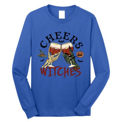 Cheers Witches Drink Witch Halloween Witch Drinking Party Gift Long Sleeve Shirt