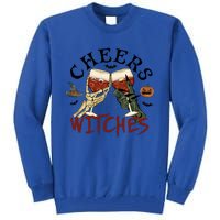 Cheers Witches Drink Witch Halloween Witch Drinking Party Gift Tall Sweatshirt