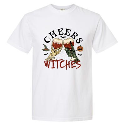 Cheers Witches Drink Witch Halloween Witch Drinking Party Gift Garment-Dyed Heavyweight T-Shirt