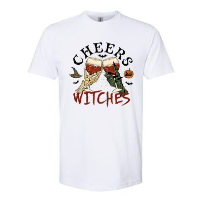 Cheers Witches Drink Witch Halloween Witch Drinking Party Gift Softstyle CVC T-Shirt